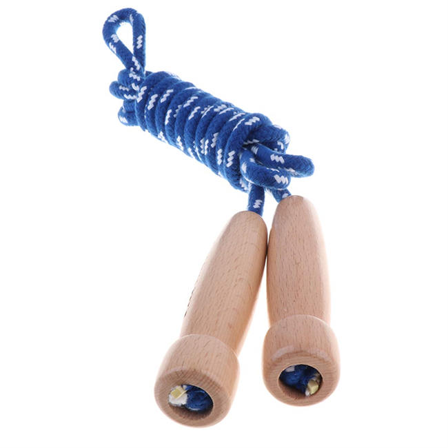 8.8 Feet Jump Rope for Women Men Kids Wooden Handle Jumping Ropes